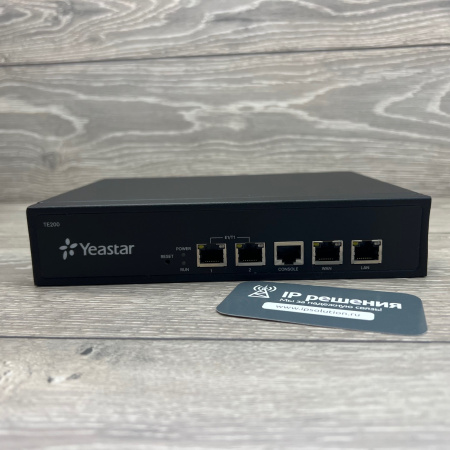 Yeastar NeoGate TE200, PRI шлюз, 2 порта E1 